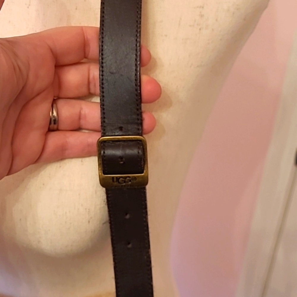 UGG shearling and leather crossbody - Picture 3 of 12